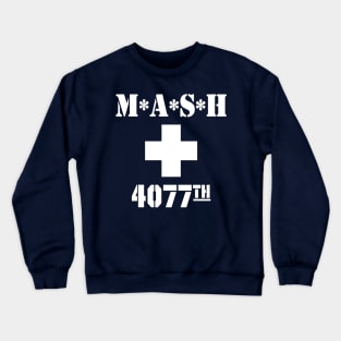 MASH m*a*s*h White Cross 4077th Korea Crewneck Sweatshirt